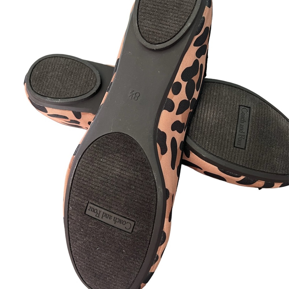 Coach and four leopard print ballerina flats by dsw warehouse women’s 8.5 - Picture 4 of 5